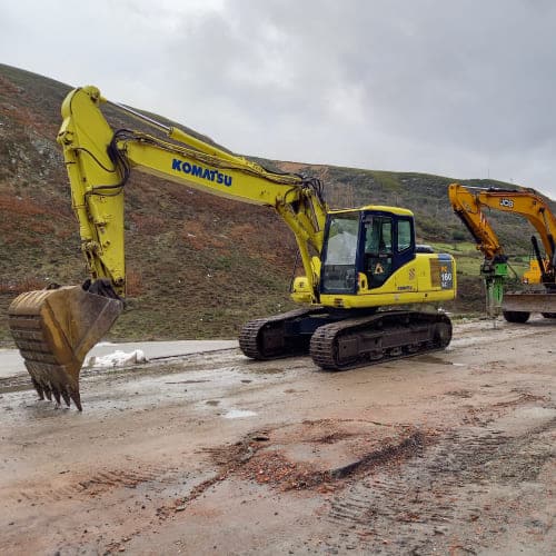 Venta de maquinaria pesada de obra pública usada en Castilla y León y Asturias
